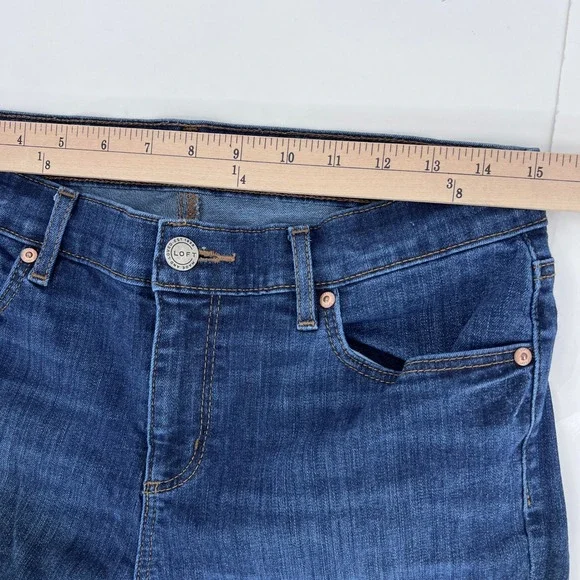 Loft Jeans Bundle Curvy Straight Modern Straight Raw Hem Cuffed size 10 / 30 - Picture 15 of 16
